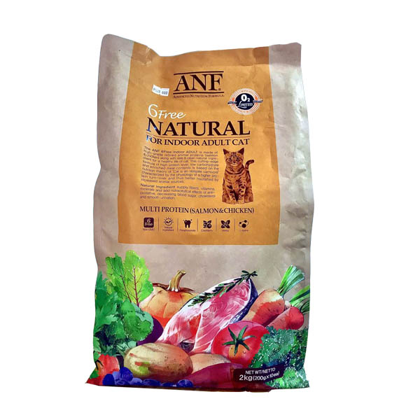 ANF- 6 free -thức ăn hạt hữu cơ cho mèo trưởng thành 2kg