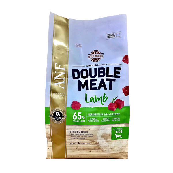 ANF- double meat -thức ăn hạt gấp đôi thịt cho chó vị cừu 1,4kg