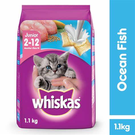 Thức ăn cho mèo con Whiskas vị cá biển