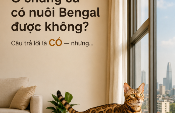 Nuôi Mèo Bengal Trong Chung Cư: Có Phù Hợp Không?